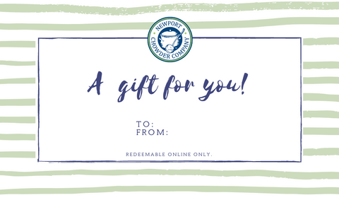 Newport Chowder Company gift cards